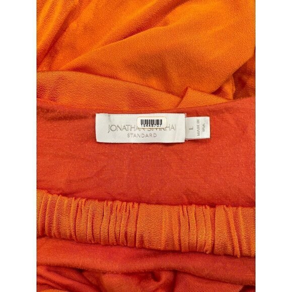 Jonathan Simkhai Hayes Dress Orange Womens Size Large - Picture 12 of 13